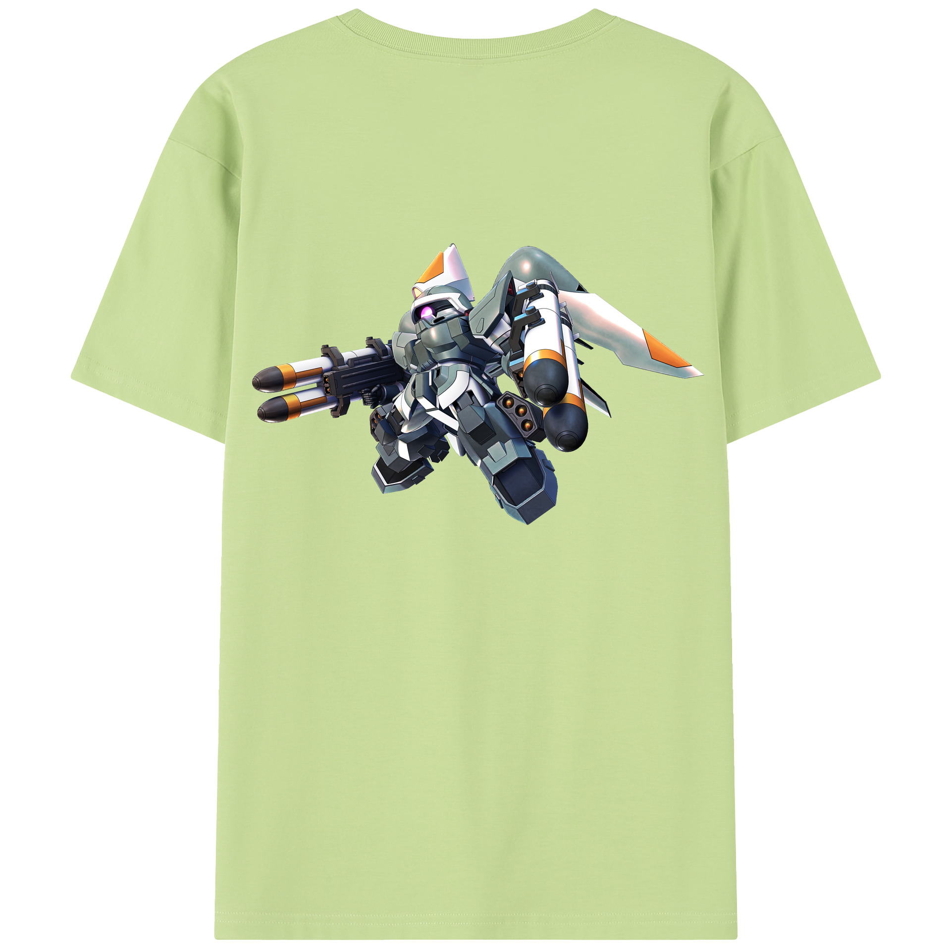（画像用） 機動戦士ガンダム Mobile Suit Gundam 綿100％半袖Tシャツ（背面プリント）